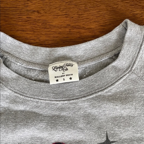 Gray Santa Crew Neck Sweatshirt - Picture 2 of 4